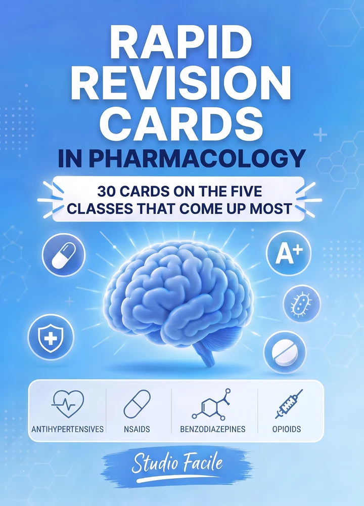 Rapid Revision Cards in Pharmacology