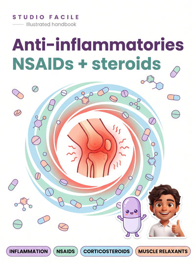 Anti-inflammatories: NSAIDs + Steroids — Illustrated Handbook