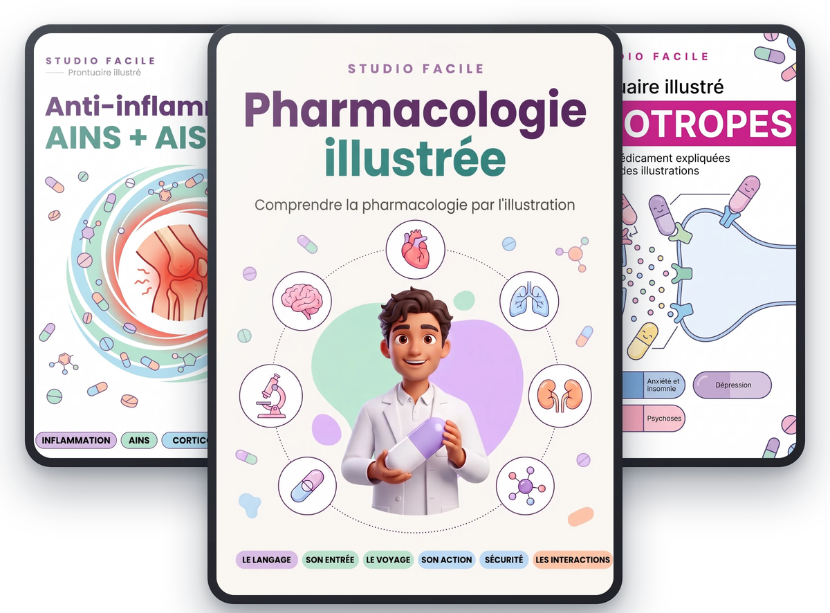 Pharmacologie Illustrée — Kit Complet